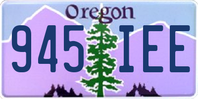 OR license plate 945IEE