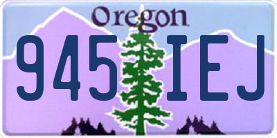 OR license plate 945IEJ