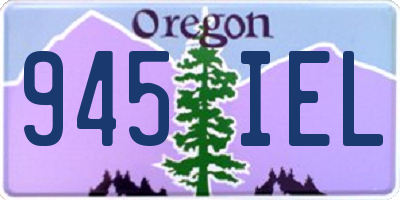 OR license plate 945IEL