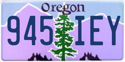 OR license plate 945IEY