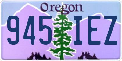 OR license plate 945IEZ