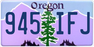 OR license plate 945IFJ