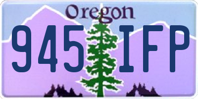 OR license plate 945IFP