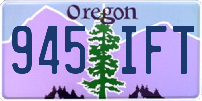 OR license plate 945IFT