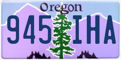 OR license plate 945IHA