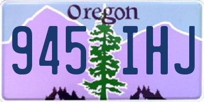 OR license plate 945IHJ