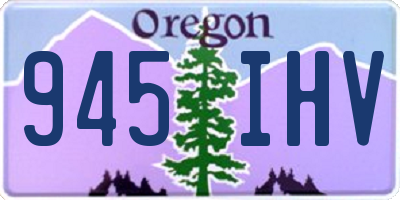 OR license plate 945IHV