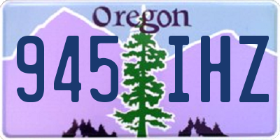 OR license plate 945IHZ