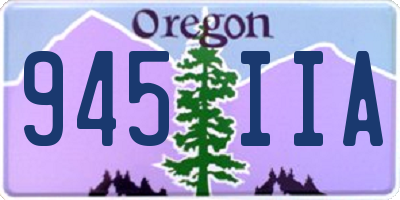 OR license plate 945IIA
