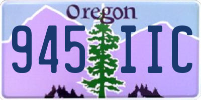 OR license plate 945IIC