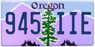 OR license plate 945IIE