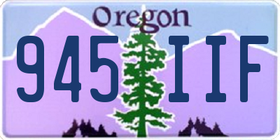 OR license plate 945IIF