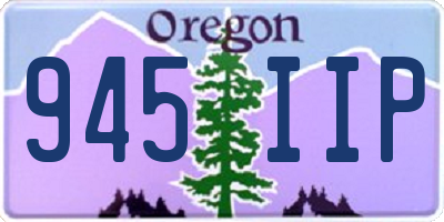 OR license plate 945IIP