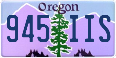 OR license plate 945IIS