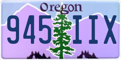 OR license plate 945IIX