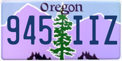 OR license plate 945IIZ