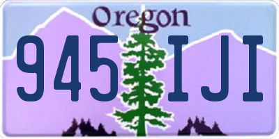 OR license plate 945IJI