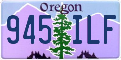 OR license plate 945ILF