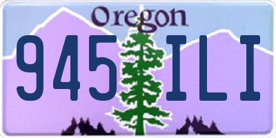 OR license plate 945ILI