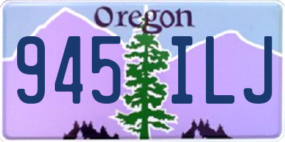 OR license plate 945ILJ