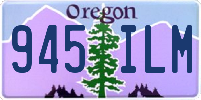OR license plate 945ILM