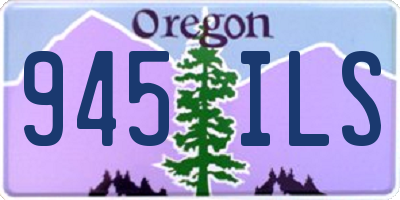 OR license plate 945ILS