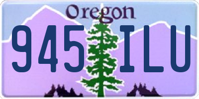 OR license plate 945ILU