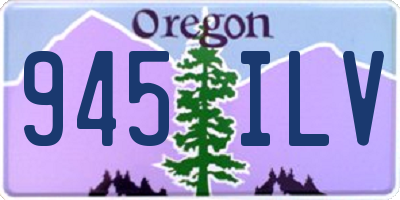 OR license plate 945ILV