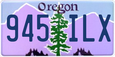 OR license plate 945ILX