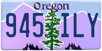 OR license plate 945ILY