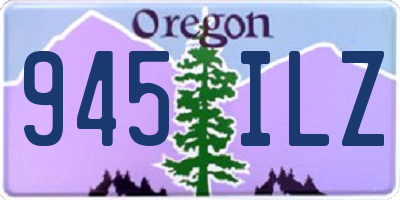 OR license plate 945ILZ