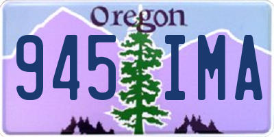 OR license plate 945IMA