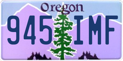 OR license plate 945IMF