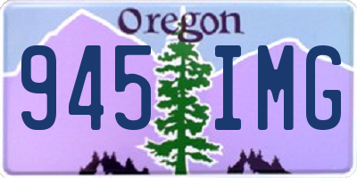 OR license plate 945IMG
