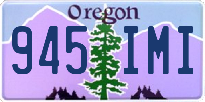 OR license plate 945IMI