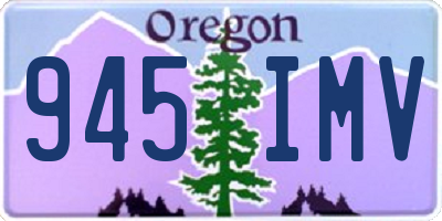OR license plate 945IMV