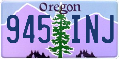 OR license plate 945INJ