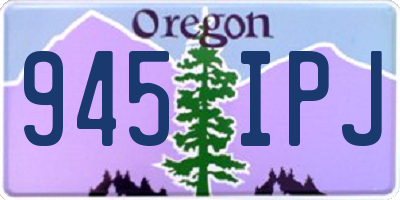 OR license plate 945IPJ