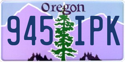 OR license plate 945IPK