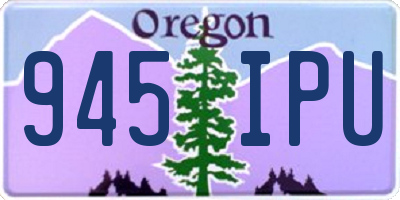 OR license plate 945IPU