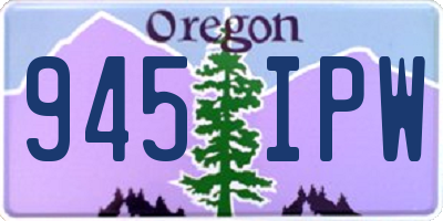 OR license plate 945IPW