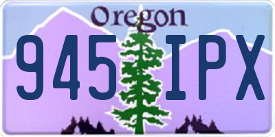 OR license plate 945IPX