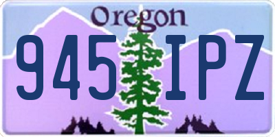 OR license plate 945IPZ