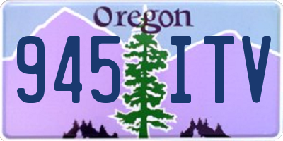 OR license plate 945ITV