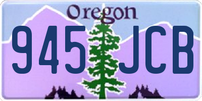 OR license plate 945JCB