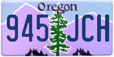 OR license plate 945JCH