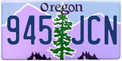 OR license plate 945JCN