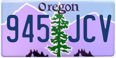 OR license plate 945JCV