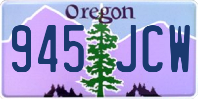 OR license plate 945JCW
