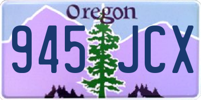 OR license plate 945JCX